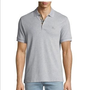 Men’s Grey Burberry Polo